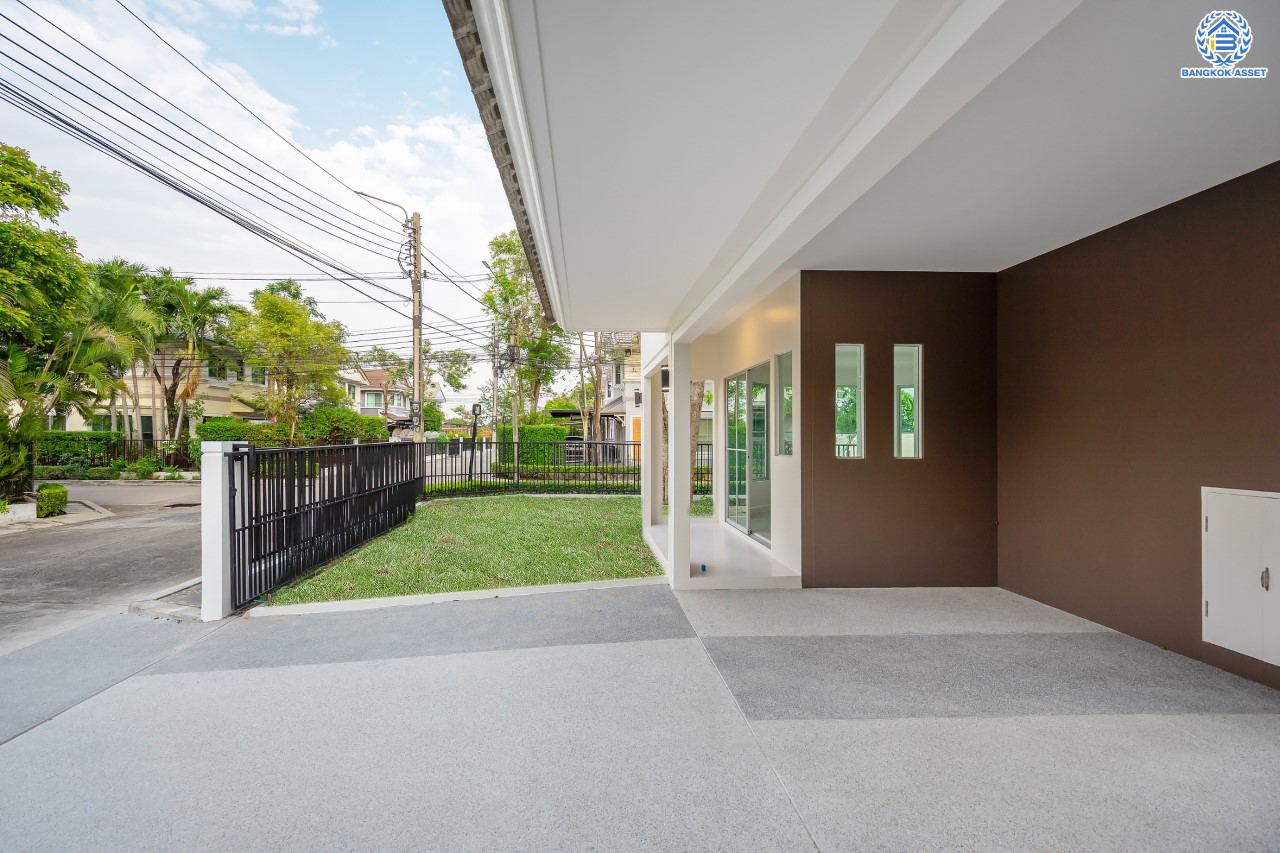 บ้านมือสองตกแต่งใหม่ ม.พฤกษ์ลดา1 บางใหญ่ หลังมุม บนเนื้อที่ 57 ตร.ว. ฟังก์ชัน 3 ห้องนอน 2 ห้องน้ำ 2 ที่จอดรถ ทำเลเดินทางสะดวก เชื่อมต่อถ.กาญจนาภิเษก เพียง 10 นาทีถึงรถไฟฟ้าสายสีม่วง "สถานีคลองบางไผ่" ใกล้เซ็นทรัลเวสต์เกต จองเลย!